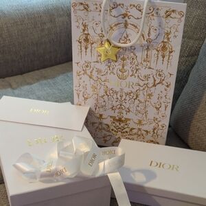 Dior Elegant Gold and White Accessory Collection
